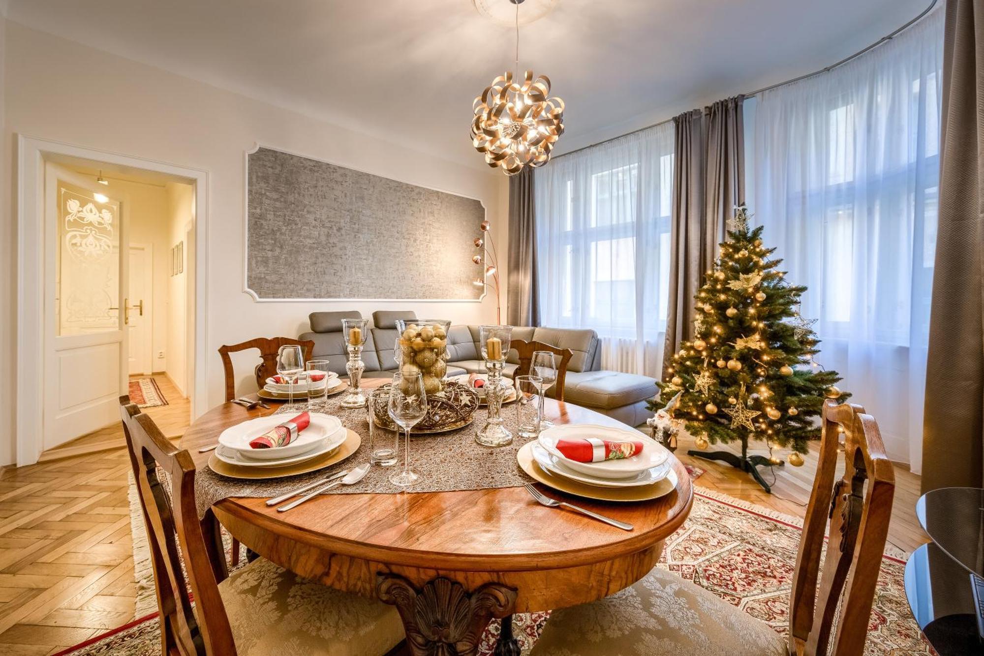 Pragueone Apartment,A/C,Terrace Ruang foto