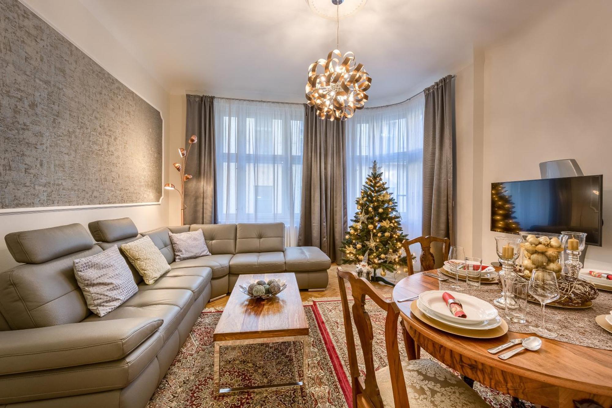 Pragueone Apartment,A/C,Terrace Ruang foto